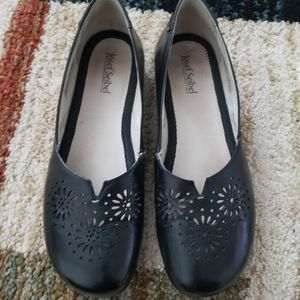 Josef Seibel black leather shoes